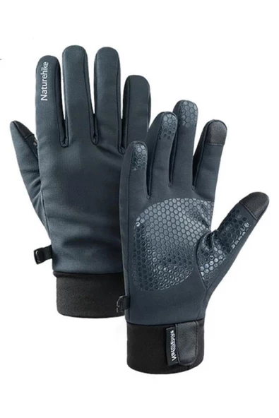 Naturehike Softshell Dokunmatik  Yürüyüş ve Bisiklet Eldiveni - 6