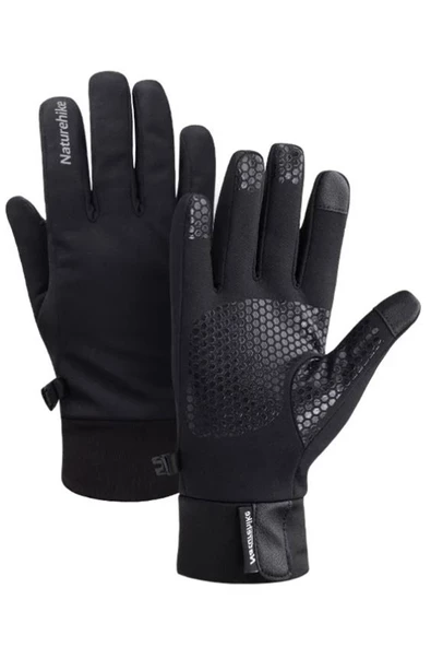 Naturehike Softshell Dokunmatik  Yürüyüş ve Bisiklet Eldiveni - 11