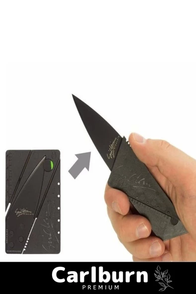 Özel Üretim Sağlam Dayanıklı Yer Kaplamaz Minimalist Cep Cüzdan Kredi Kartı Şeklinde Kutusuz Bıçak - 2