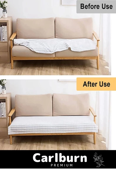 Premium Halı Kilim Sabitleyici Koltuk Kaydırmaz Kendinden Yapışkanlı Yıkanabilir 5 Adet Cırt Bant - 5