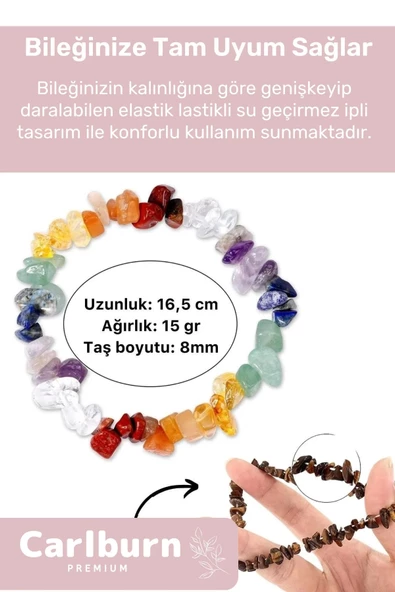 Premium Yengeç Burcu Enerjisini Yükselten Doğal Taş Bileklik Yengeç Burçları Burç Unisex Bileklik - 3