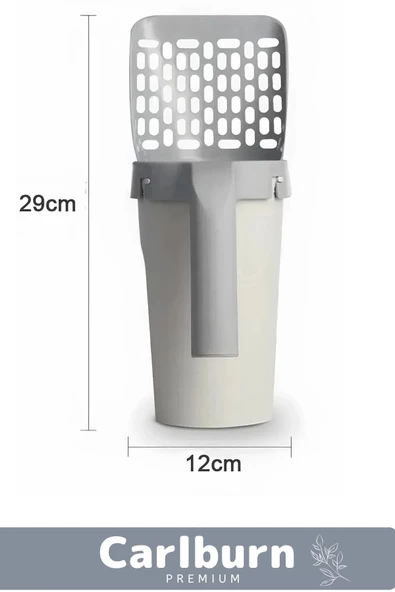 Özel Üretim Pratik A Kalite Elekli Poşet Hazneli Kaka Poşeti Hediyeli Kedi Kum Temizleme Küreği - 2