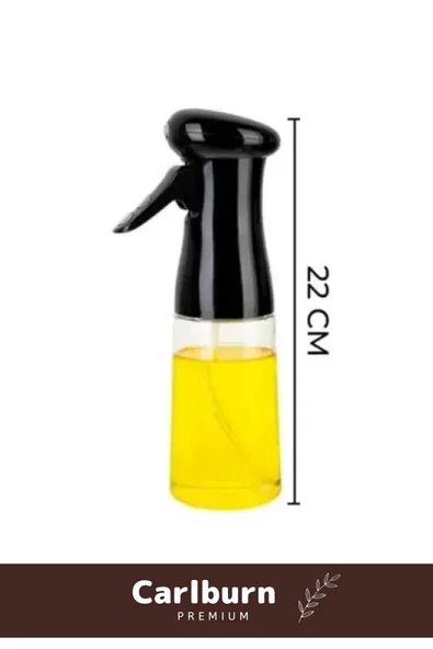 Deluxe Atomize Başlık Fan Şekilli Püskürtücü Bpa İçermeyen Plastik Sprey Cam Yağdanlık 200 ml 5 Adet - 2