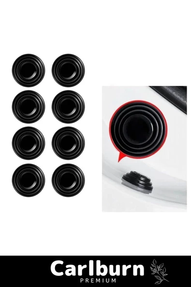 Özel Üretim Yüksek Kaliteli Tutkal Araba Araç Bagaj Kapısı Darbe Ses Emici Pad Seti 50 Adet - 6