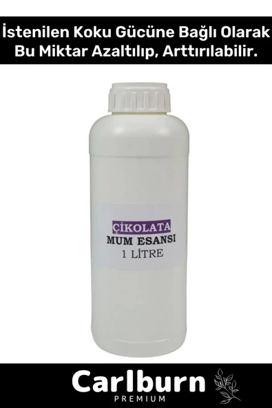 Özel Üretim Kalıcı Yoğun Kaliteli Yağ Bazlı Tüm Ürünlerle Kullanıma Uygun Çikolata Mum Esansı 3 LT - 2