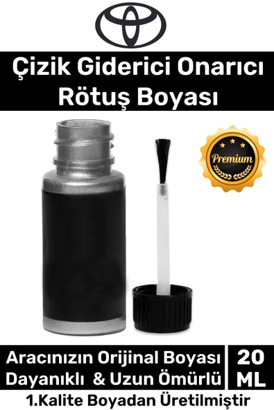 Özel Üretim Suya Dayanıklı Toyota Marka Uyumlu Çizik Taş Izi Giderici Onarıcı 20ml Oto Rötuş Boyası