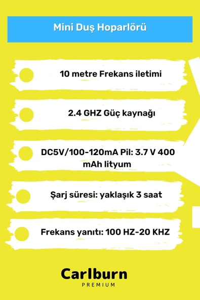 Deluxe Serisi Vantuzlu Su Geçirmez Şarjlı Mini Bluetooth Özellikli Beyaz Duş Kamp Sahil Hoparlörü - 4