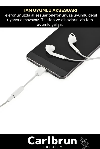 Iphone 15 14 13 12 11 X 8 7 Plus Ipad Uyumlu Lightning Uyumlu Kulaklık Çevirici Aux Dönüştürücü - 2