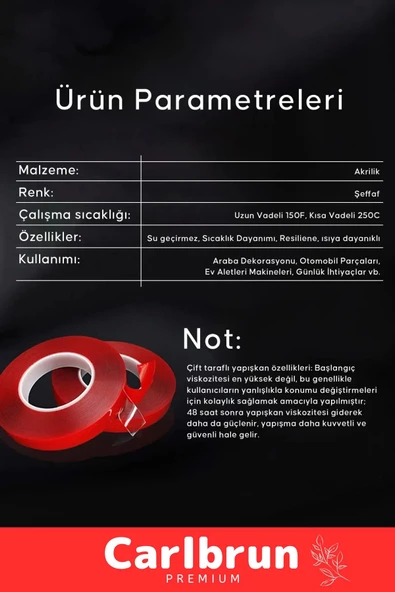 Premium Ekstra Güçlü Çok Amaçlı Çift Taraflı Tamir Cam Mekan Montaj 1,5mt Silikon Şeffaf Bant 2 Adet - 3