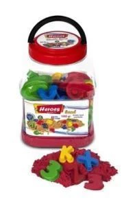 HEROES,PET KUTULU HARF VE RAKAMLAR+KİNETİK KUM (1000GR.) KUM-024 - 7