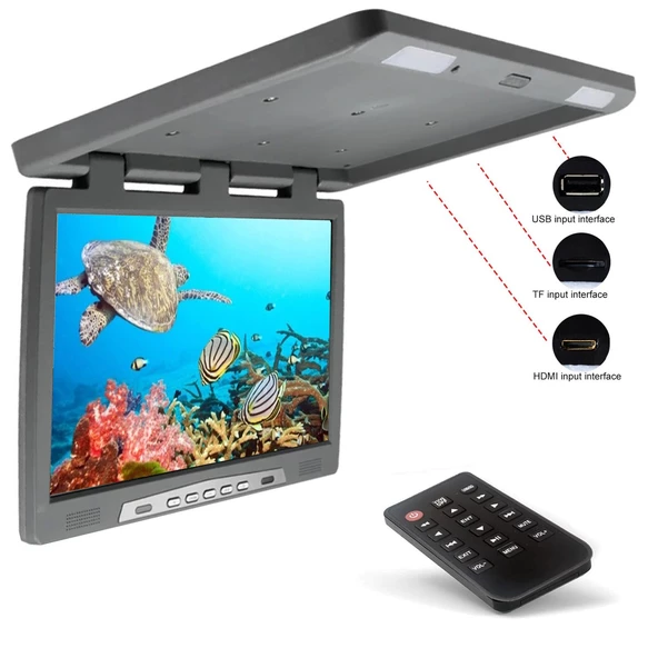 NAVİGOLD DS-1900 Tavan Led Monitör 19 İnç Hdmi Usb Sd Gri