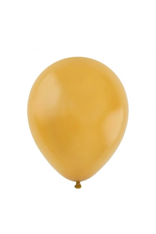 Organizasyon Pazarı  12 inç Zerdeçal renk 10 lu Retro Dekorasyon Balonu