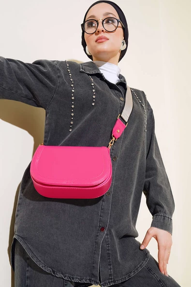 Önü Taşlı Kot Gömlek Takım Füme - Resim 2