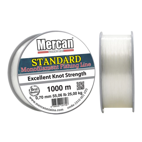 Mercan Standart 1000-800-600-500 m. Şeffaf Bobin Misina - 8