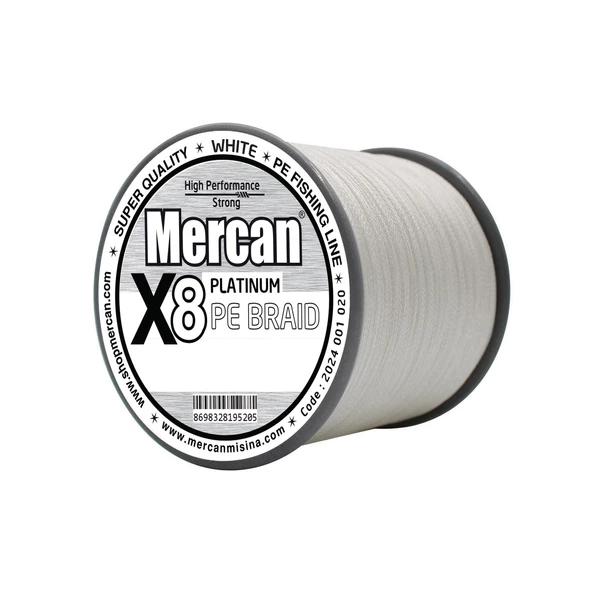 Mercan Pe Örgü Platinum X8 ip 1000m Misina