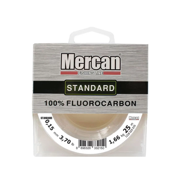 Mercan %100 Fluorocarbon Standart 25 m Makara Misina
