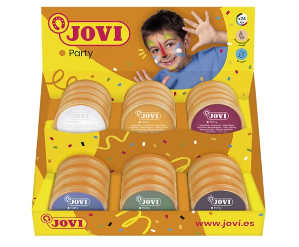 JOVI 171D KREM YÜZ BOYASI 8ML 4X6RENK - 24'LÜ STAND - 4