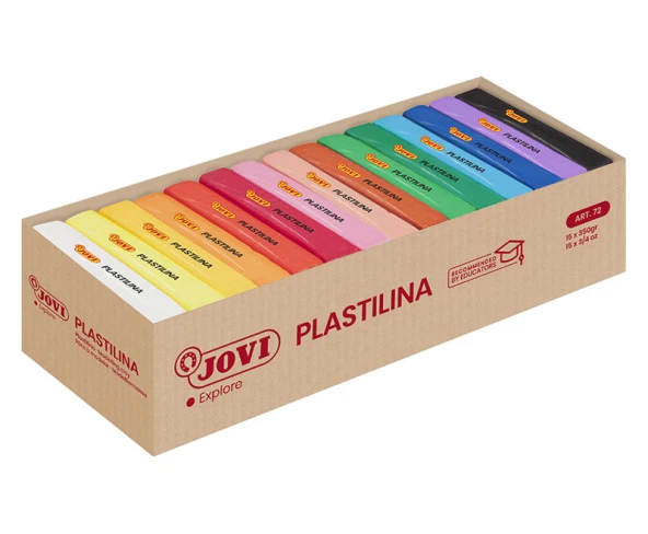 JOVI 72S 350GR KURUMAYAN OYUN HAMURU ASORTİ 15 RENK - 15'Lİ KUTU - 4
