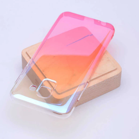 Galaxy J6 Parlak Renk Geçişli Kılıf - Resim 2