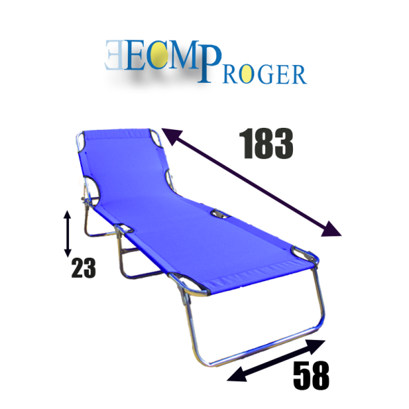Ecm Proger KATLANIR KADEMELİ ŞEZLONG 2 'Lİ PAKET - MAVİ - 2