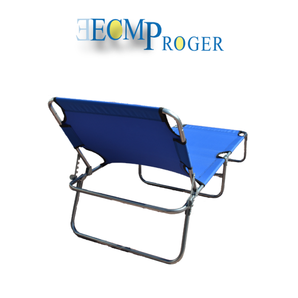 Ecm Proger KATLANIR KADEMELİ ŞEZLONG 2 'Lİ PAKET - MAVİ - 4