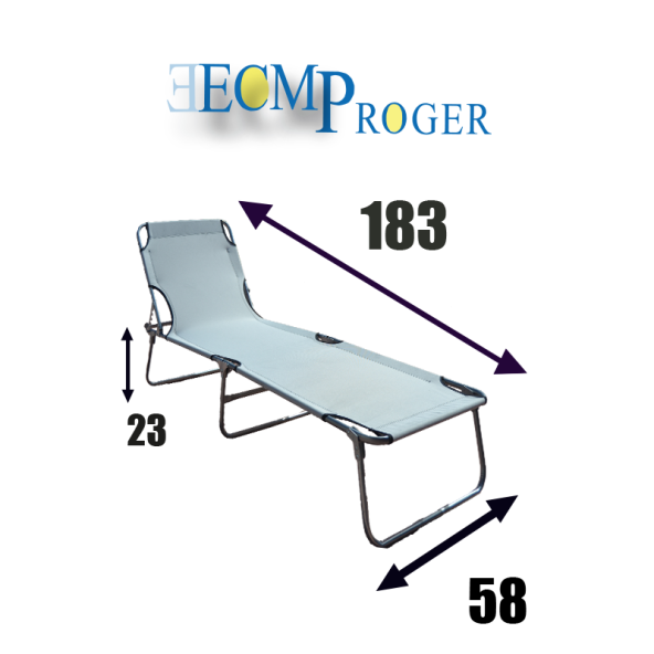 Ecm Proger KATLANIR KADEMELİ ŞEZLONG 2'Lİ PAKET - GRİ - 2
