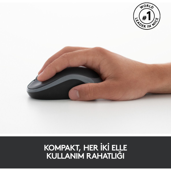 Logitech MK270 Kablosuz Türkçe Klavye Mouse Seti -  Siyah 920-004525 - 3