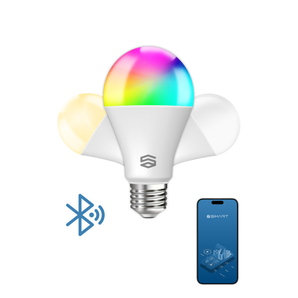 Şımart Akıllı RGB Led Bluetooth Ampul Gün Işığı/Beyaz - Akıllı Lamba