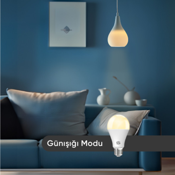 Şımart Akıllı RGB Led Bluetooth Ampul Gün Işığı/Beyaz - Akıllı Lamba - 6