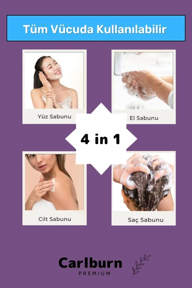 Özel Üretim %100 Doğal Koku Yüz Cilt Beyazlatıcı Organik Nemlendirici Lavanta Sabunu 1 Adet - 5