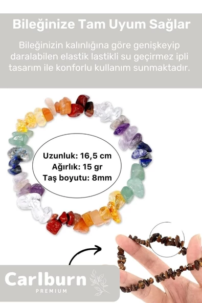 Premium Koç Burcu Enerjisini Yükselten Doğal Taş Bileklik Koç Burçları Burç Unisex Bileklik - 3