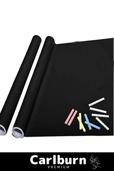 Özel Üretim Büyük Boy Kendinden Yapışkanlı Yaz Sil Rulo Yapışkanlı Kara Tahta Sticker Blackboard - 6