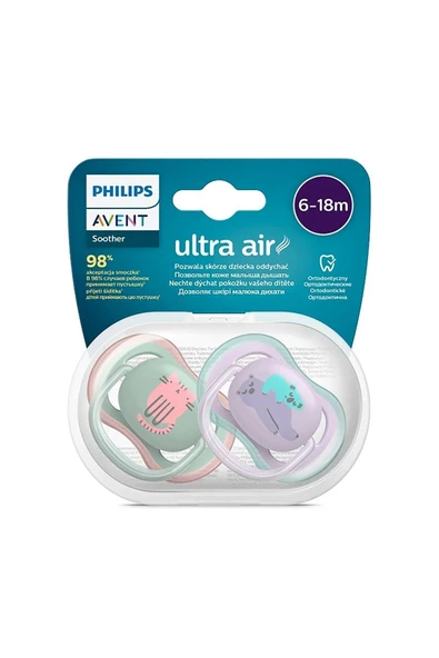 Philips Avent Ultra Air Emzik Serisi 6-18 Ay Kız Scf085/18