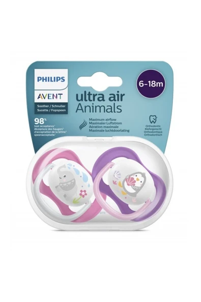 Philips Avent Ultra Air Emzik 6-18 Ay Kız Scf080/08