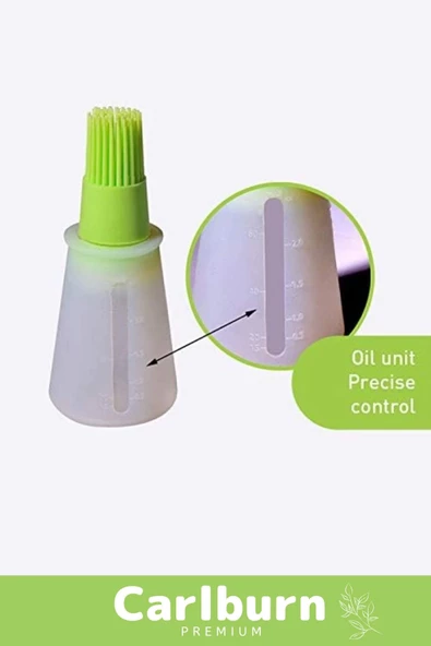 Premium Seri Dayanıklı Uzun Ömürlü Damlatılabilir Sürülebilir Silikon Ucu Fırçalı Yağdanlık - 3