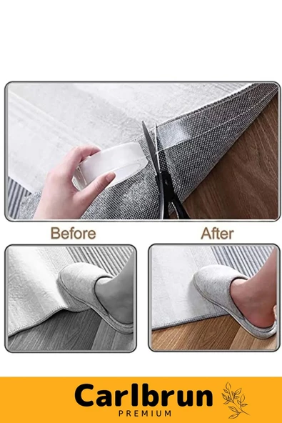 Deluxe Ultra Süper Güçlü Yüksek Mukavemetli Nano Teknolojili Çift Taraflı Şeffaf 3 mt Bant 2 Adet - 6