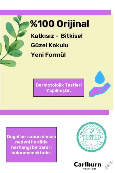 Özel %100 Doğal Bitkisel El Yüz Vücut Saç Cilt Orijinal Vegan 5'li Eşek Sütü Sabunu - 2