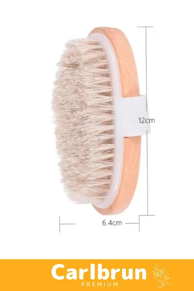 Yeni Üretim Cilt Bakım Çatlak Giderici %100 Doğal At Kılı Selülit Banyo Fırçası Kuru Masaj Aleti - 2