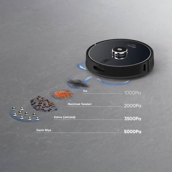 Şımart katya T Akıllı Robot Süpürge Istasyonlu - 2