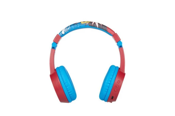Marvel Spiderman Örümcek Adam Bluetooth Kulaklık Mikrofonlu Kablosuz Çocuk Kulaklığı Lisanslı MV-9938-SP - Resim 4