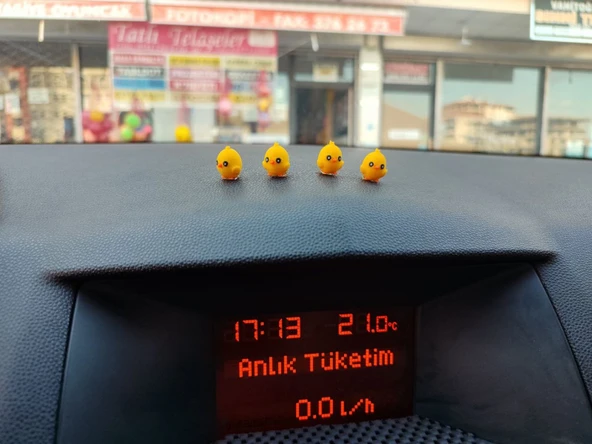Otomobil Aksesuarı Dikiz Aynası Aksesuarı Dikiz Aynası Süsü Civciv Mini Set Civcivler - 1