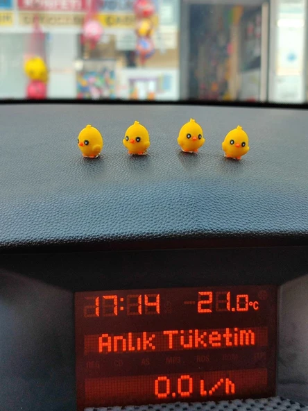 Otomobil Aksesuarı Dikiz Aynası Aksesuarı Dikiz Aynası Süsü Civciv Mini Set Civcivler - 5