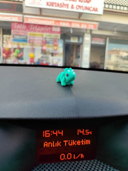 Otomobil Aksesuarı Dikiz Aynası Aksesuarı Dikiz Aynası Süsü Sevimli  Tiny Triceratops