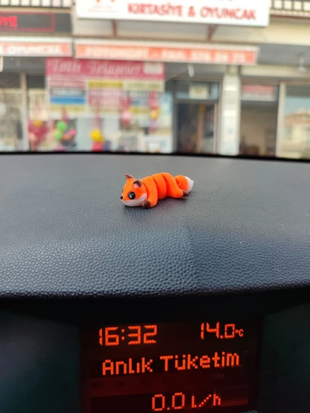 Otomobil Aksesuarı Dikiz Aynası Aksesuarı Dikiz Aynası Süsü Sevimli Tilki Tiny Fox - 5