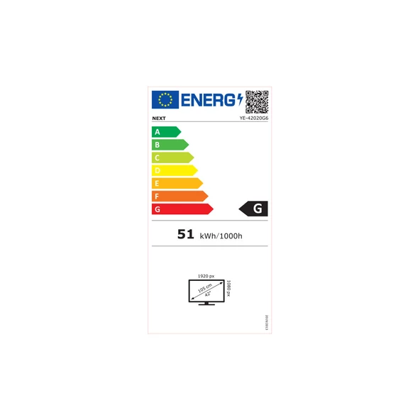 Next YE-42020G6 42" 106 Ekran Uydu Alıcılı Full HD LED TV - 10