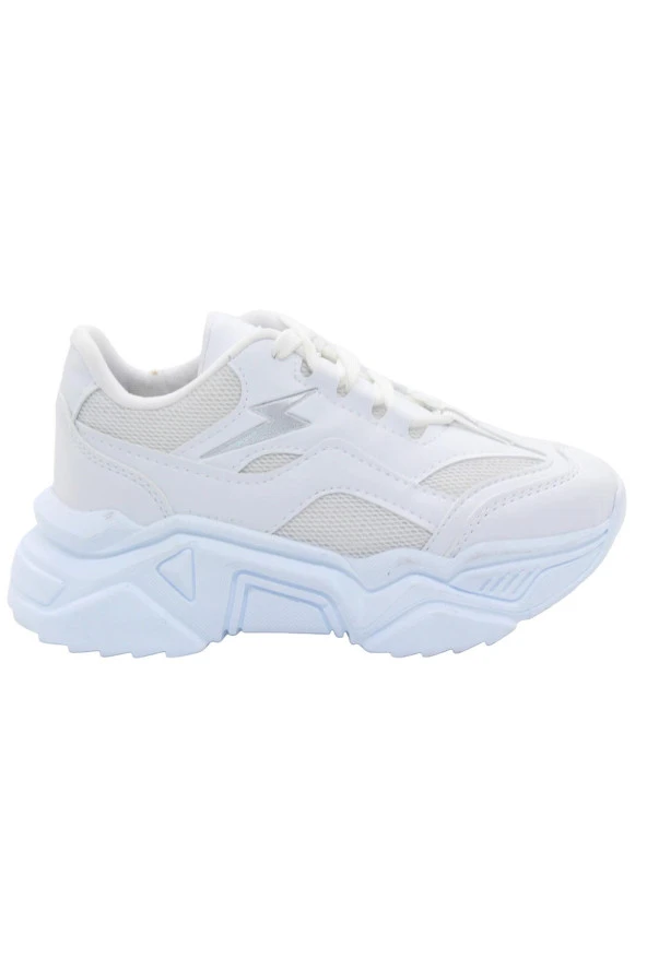 Mergenshoes Mf0204 Beyaz Kadın Günlük Spor Ayakkabı