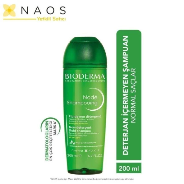 BIODERMA Node Fluid Shampoo Deterjan İçermeyen Saç Bakım Şampuanı 200 ml 3401345060150