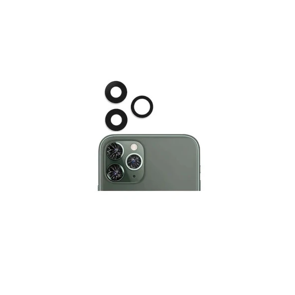 Apple iPhone 11 Pro Max İle Uyumlu Kamera Camı
