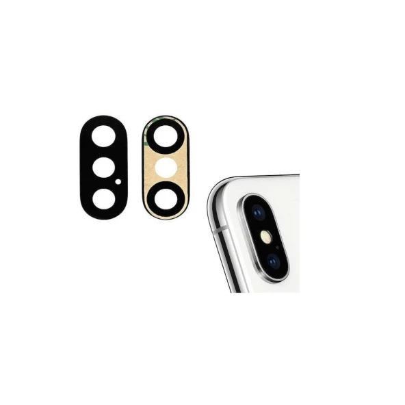 Apple iPhone XS Max İle Uyumlu Kamera Camı