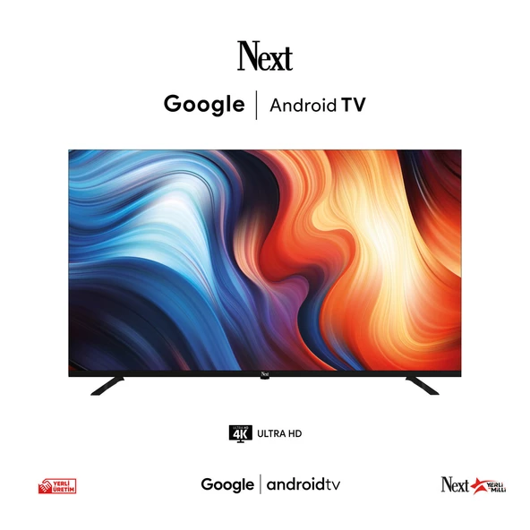 Next YE-50020 50" 127 Ekran Uydu Alıcılı 4K Ultra HD Google Android Smart LED TV